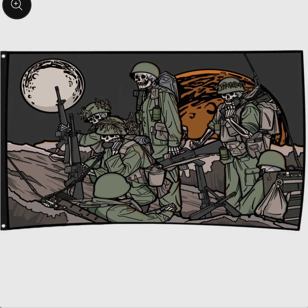 Night Patrol Flag by Platoon Daddy